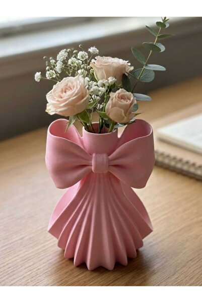 Pond Design 3D Design Modern Decorative Bow Vase 20cm Size