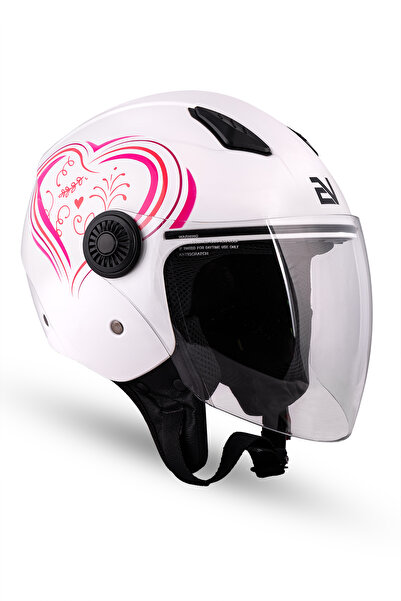 ENDRO Ventus Beyaz Heart Kask