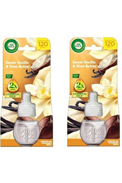 Air Wick Pachet 2 X Reincarcare cu vanilie dulce si unt de shea pentru odoriz...