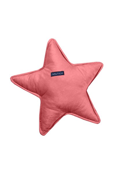 Baby Oliver Διακοσμητικό Μαξιλάρι Βελουτέ Αστέρι Design 906 Κοραλλί