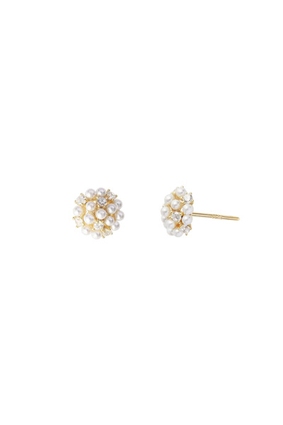 Lisa&Co. Cercei Argint Dandelion M Argint placat cu aur galben / Zircon&Shell...