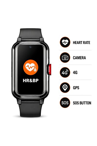 Techone Ceas Smartwatch Copii, Adulti Telefon CT02S Navio, 4G, Super AMOLED, ...