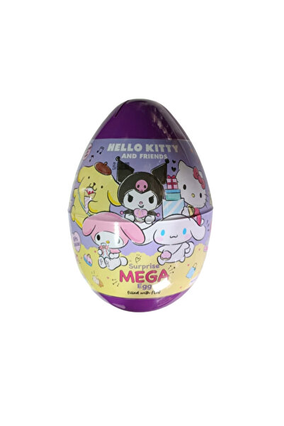 KANDİZ Hello Kitty Sakızlı Lolipoplu Surprise Mega Egg 160 Gr * 3 Adet