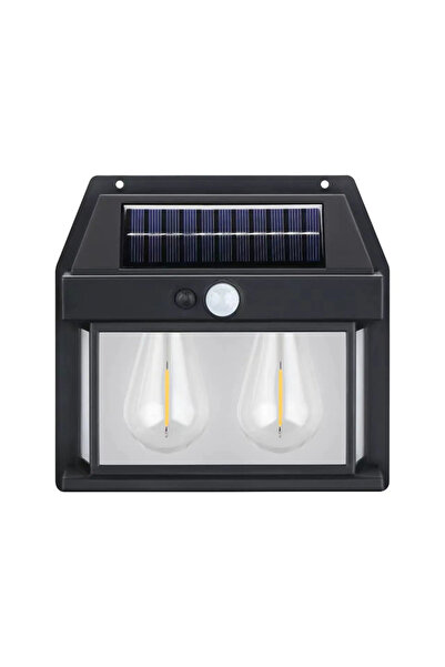 OEM CBK BK-888-2 Solar Lamp with Two Bulbs, Motion Sensor and Water Protectio...