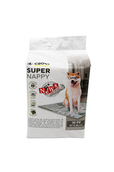 Croci Υπεραπορροφητικά χαλάκια σκύλων Super Nappy, με σχέδιο εφημερίδας, 57 x...