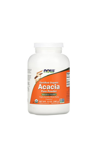Now Foods Βιολογική Ακακία Καθαρή Σκόνη 340γρ.