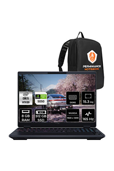 HP Hyperx Omen 15 i5 14500HX 8GB 512GB SSD RTX5050/8GB 15.3" WUXGA 165Hz FDOS...