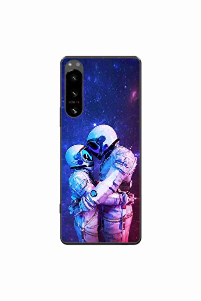 OEM Husa compatibila cu Sony Xperia 5 IV Silicon Gel Tpu Model Astronauts Couple
