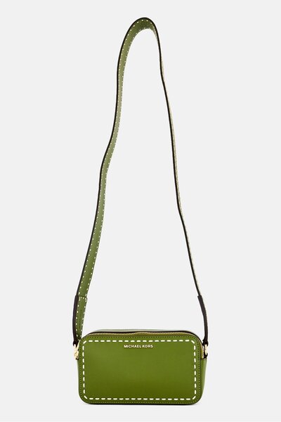 Michael Kors Women Brand Logo Cross Body Bag, Olive