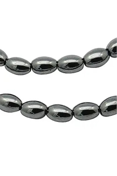 GemSale Mărgele hematit 5*3mm oval 39cm~78buc