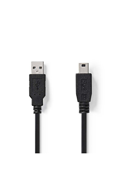goobay Cablu USB 2.0 - USB mini 5 pini 0.2m,
