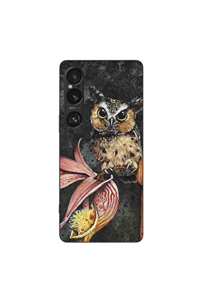 OEM Husa compatibila cu Sony Xperia 1 VI Silicon Gel Tpu Model Owl Painted