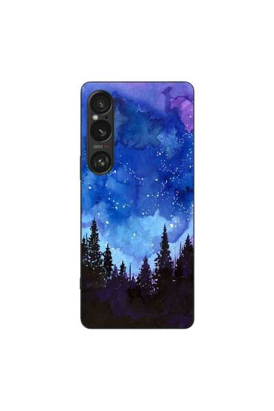 OEM Husa compatibila cu Sony Xperia 1 VI Silicon Gel Tpu Model Night Forest