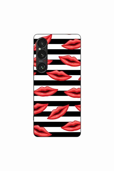 OEM Husa compatibila cu Sony Xperia 1 VI Silicon Gel Tpu Model Striped Kisses