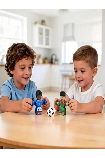 AVA Fingerpuppet Fotbal Albastru si Verde – Apasa pe brate si Loveste Mingea,...