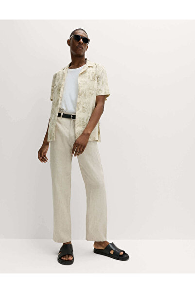 Marks & Spencer %100 Keten Chino Pantolon