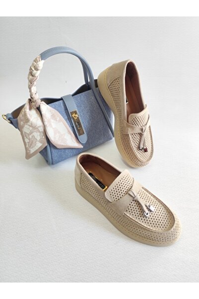 Of&Off Women's GENUINE LEATHER CASUAL SHOES