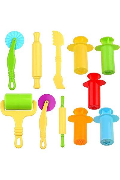 Arabest 11-Piece Smart Dough Tools Kit,Models,Molds,Dough Extruders for Kids 3+
