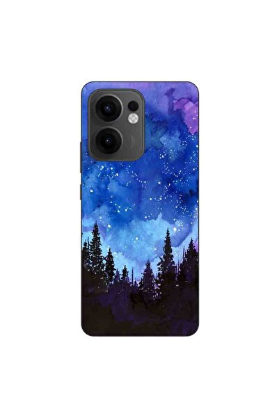 OEM Case compatible with Oppo Reno13 F Silicone Gel Tpu Model Night Forest