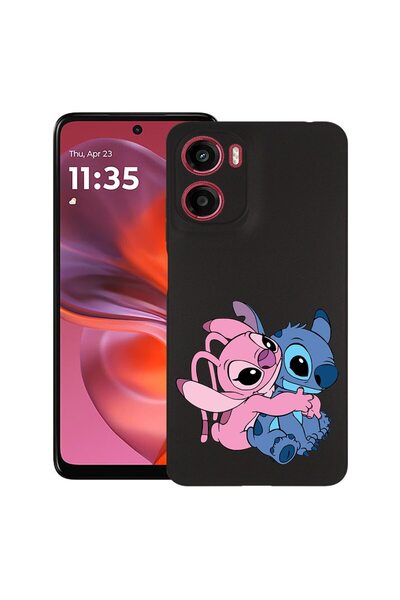 bestcase ¬Æ Husa Slim Silicon pentru Motorola Moto G05, Angel Hugging Stitch,...