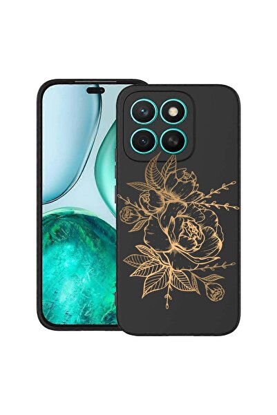 bestcase Θήκη για Honor X7d / 400 Smart με σχέδιο Χρυσή Τριαντάφυλλο, TPU Ματ...