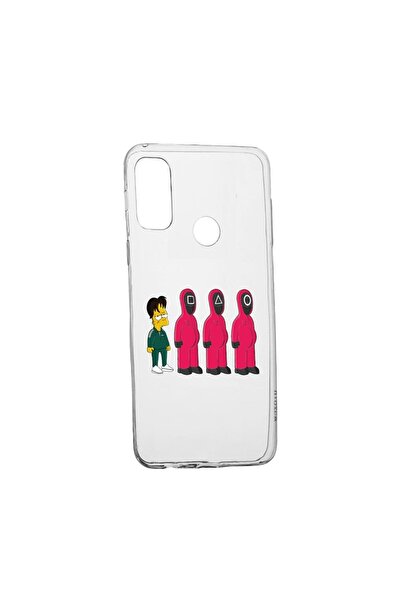 bestcase Θήκη σιλικόνης συμβατή με Huawei 9X Lite, Squid Game - Simpson, ανθε...