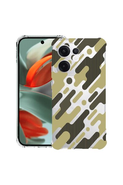 bestcase Αντικραδασμική Θήκη 1.5mm Συμβατή με OPPO Reno15, με Πράσινο Σχέδιο ...