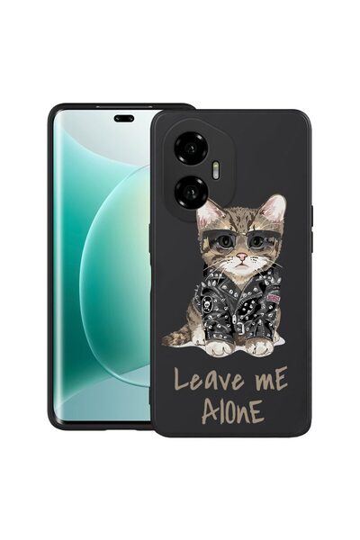 bestcase ¬Æ Husa pentru Honor 300 cu Design Leave Me Alone Cat, TPU Mat Ultra...