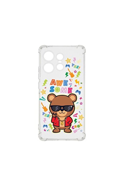 bestcase Противоударен калъф 1.5ММ, съвместим с Motorola Edge 50 Pro, Сладък ...