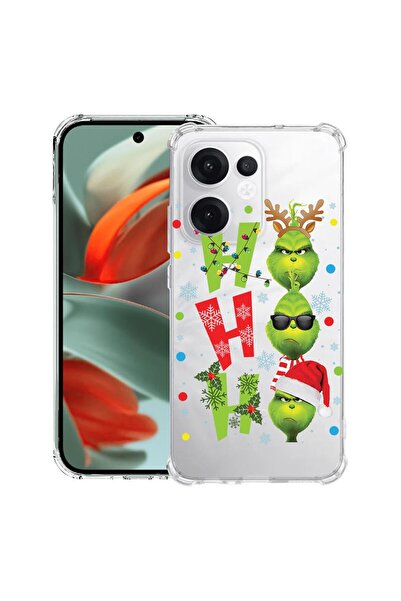 bestcase Husă compatibilă OPPO Reno13 F 5G, Antișoc 1.5MM, Grinches - Ho Ho H...