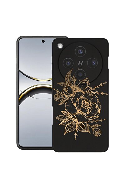 bestcase ¬Æ Husa Premium Silicone Compatibila cu OPPO Find X8, cu Design Gold...