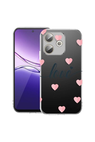 bestcase ¬Æ Husa Clear Silicon pentru OPPO A5 Pro 5G, Love Flying Hearts, 204...