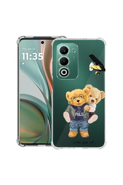 bestcase Противоударен калъф за OPPO A5 5G с дизайн на плюшено мече  "Повдигн...