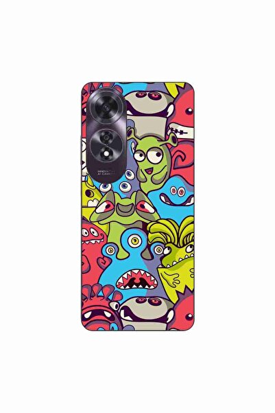 OEM Husa compatibila cu Oppo A60 4G Silicon Gel Tpu Model Squishi Monsters