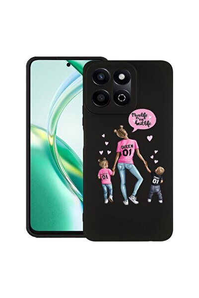 bestcase Θήκη για Honor 200 Smart, Λεπτή Σιλικόνη, Σχέδιο  "Mom Life " με αγό...