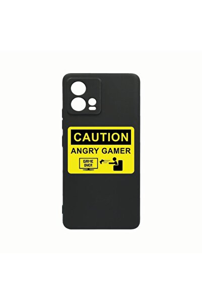 bestcase Husa Silicon, Compatibila Cu Motorola Edge 30 Fusion, Angry Gamer, R...