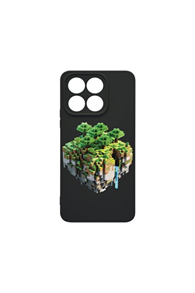bestcase ¬Æ Husa Slim Premium Silicon 1.2MM, Compatibila Cu Honor X8a, Minecr...