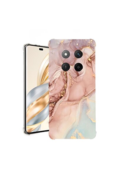 bestcase Θήκη για Honor Magic7 Lite, Αντικραδασμική 1.5MM, Μάρμαρο Ροζ, Προστ...