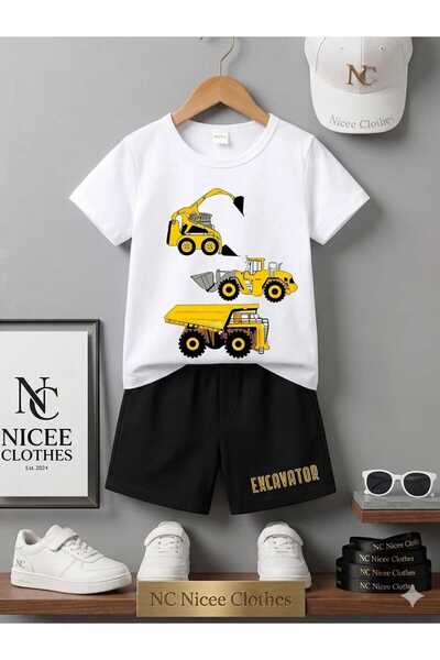 NC Nicee Clothes LETNJA DEČJA MAJICA I KRATKE PANTALONE UNISEKS (SNIŽAK SA BA...