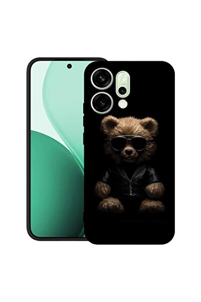 bestcase Калъф за OPPO Reno14 5G с дизайн на мече, TPU матов ултра тънък, 208...