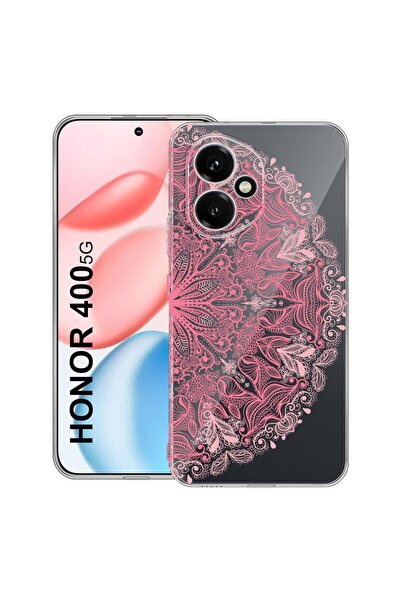 bestcase ¬Æ Husa Clear Silicon pentru Honor 400, Lace Pink, 2036423 T 21