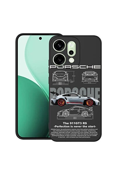 bestcase Калъф за OPPO Reno14 5G с дизайн Porsche, TPU матов ултра тънък, 208...