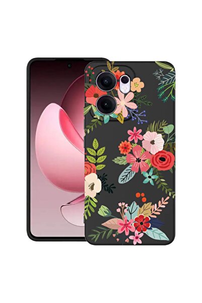 bestcase Husă pentru OPPO Reno13 F 5G, Silicon subțire premium de 1.2MM, Flor...