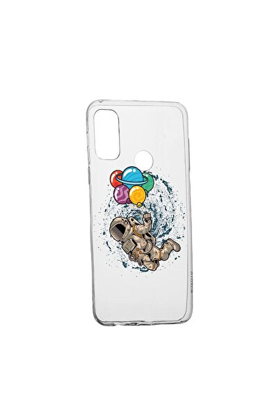 bestcase Husa Silicon Compatibila cu Motorola Moto G41, Happy Astronaut, rezi...