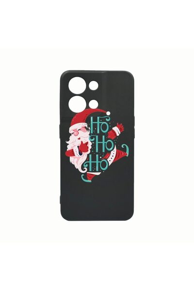 bestcase Силиконов калъф, съвместим с Oppo Reno8 Pro, Хо Хо Хо Дядо Коледа, У...