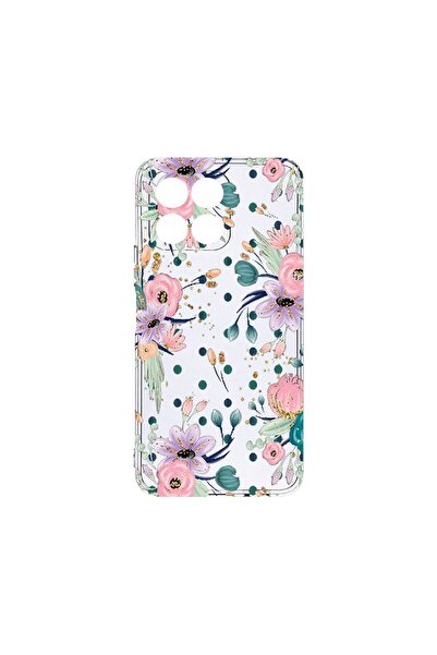 bestcase Husa BestCase¬Æ Clear Silicon, Compatibila Cu Honor X6, Flowers Coll...