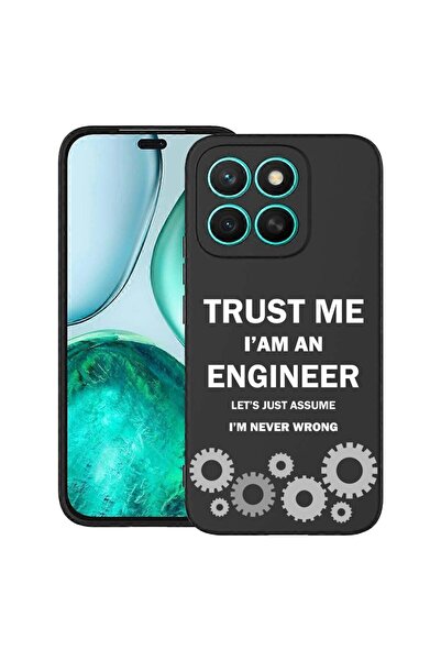 bestcase ¬Æ Ултра тънък силиконов калъф за Honor 400 Smart с дизайн  "Trust m...