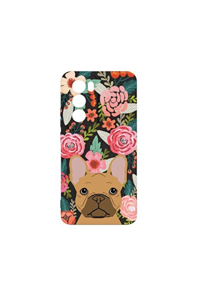 bestcase ¬Æ Husa Premium Silicon, Compatibila Cu OPPO Reno12 Pro, Dog and Flo...