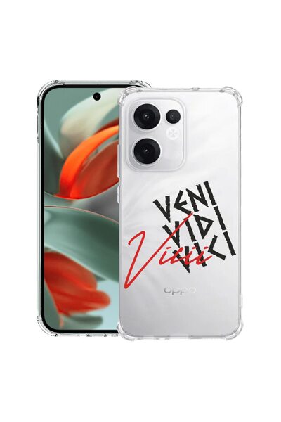 bestcase ¬Æ Husa Anti Shock pentru OPPO Reno14 F / FS cu Design Veni Vidi Vic...