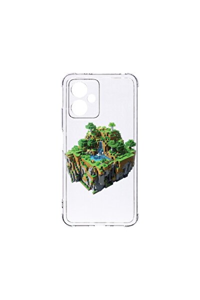 bestcase Husa Anti Shock 1.5MM, compatibilă cu Motorola Moto G14, Minecraft W...